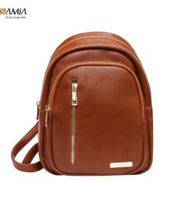 Leather backpack CF956